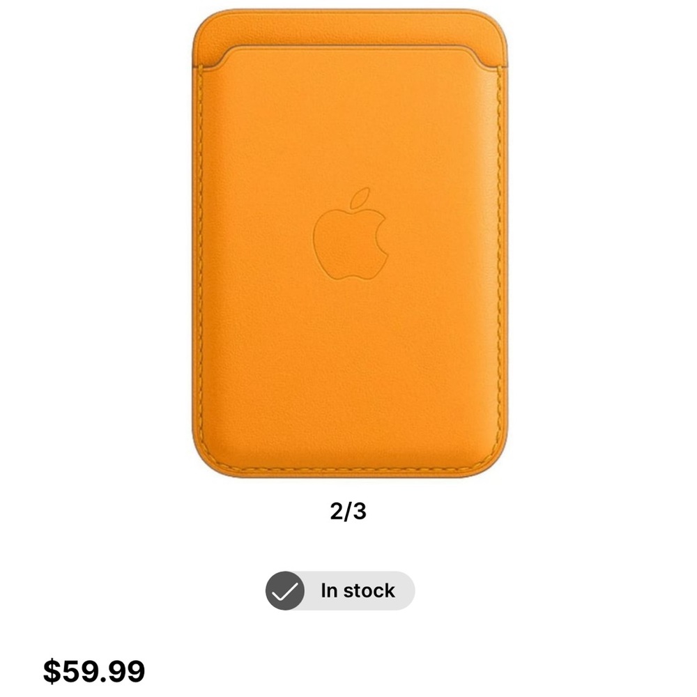 iPhone leather wallet